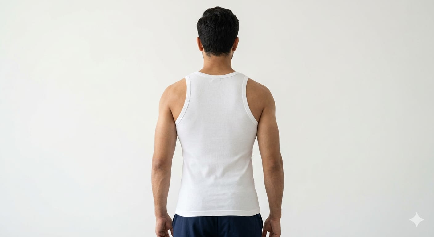 Buy 3 Pack Sleeveless White Vests – Premium Comfort Deal